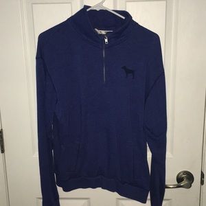 VS Pink- Royal Blue Quarter Zip